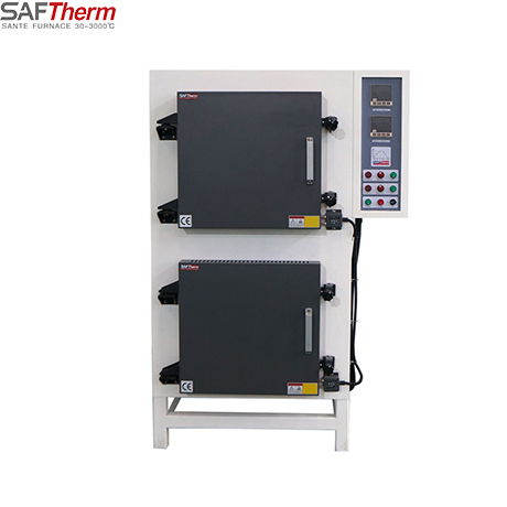 Image 1200°C Double Door Industrial Furnace