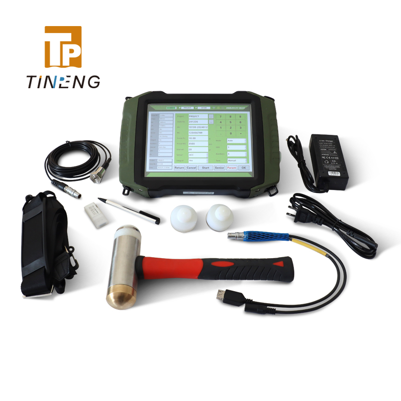 Image Low Strain Pile Testing Device